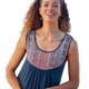 thumbnail image 2 of Atlas for Women - Camiseta Sin Mangas Geométrico para Mujer (Marino), 2 of 3