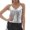 Silver, variant on Afdoent Womens Tops Plus Size Solid Color Sexy V Neck Top With Adjustable Straps For Women Fashion Outfits
