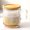 Iridescent, variant on Iridescent Glass Coffee Mug with Lid - Classical Vertical Stripes Glass Cup - for |Latte|||Juice|Water| - Unleaded - Lid - 12.5 Ounces