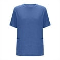 thumbnail image 4 of Mittory Tunic Tops for Women Loose Fit Summer Oversized Womens Tshirts Shirts with Pockets, 4 of 7