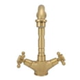 thumbnail image 4 of Grifo De Doble Manija De Latón Antiguo, 4 of 7