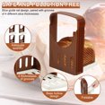 thumbnail image 4 of 4 Pcs Bread Bake Slicer Cutter,Foldable Compact Bread Slicing Guide,Kitchen Accessories,Bread Machine for Homemade Bread Bagel Loaf Sandwich, 4 of 10
