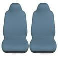 thumbnail image 2 of Easy to Install Car Universal Seat Cover, Grey-Blue Four Seasons Universal Front Seat Cover, 2-Piece, 2 of 8