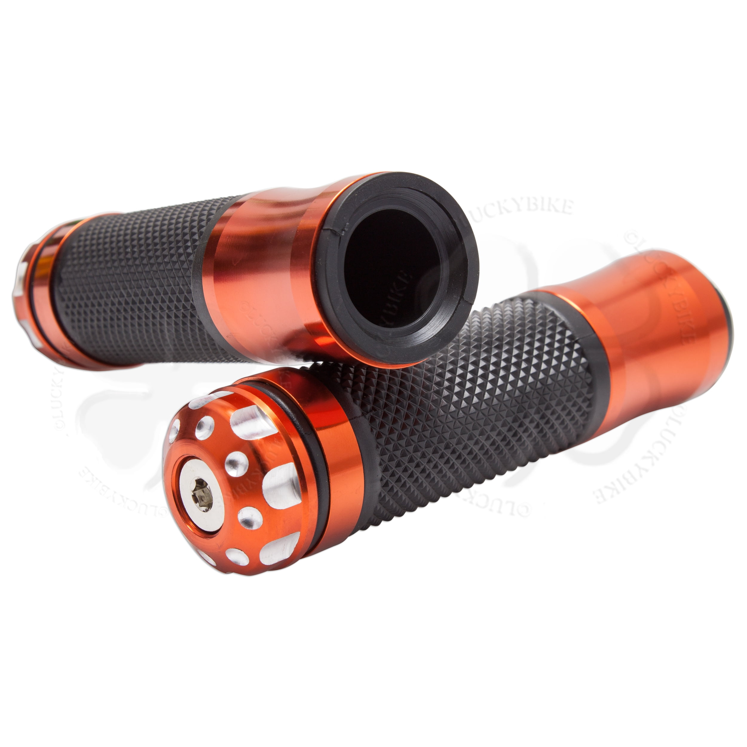 Motorcycle Hand Grips Bar Ends 7/8 Inch Handlebars GSXR CBR RR Ninja ZX