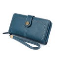 thumbnail image 2 of Women's RFID Blocking Leather Wallet, Multi-Card Case with Zipper Pocket, Compact Wristlet Purse for Cards, Cash, & Phones, Soft Leather, Secure & Stylish Design for Everyday Use, 2 of 3