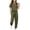 Army Green, variant on Arshiner Girl Clothes Fall 2 Piece Outfits Short Sleeve Pullover Shirt Sweatpants Set Animal Printed Tracksuit 9-10Y