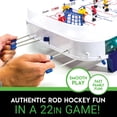 thumbnail image 3 of Franklin Sports Table Top Rod Hockey Game Set - Perfect Hockey Toy + Gameroom Game for Kids + Family - Mini Tabletop Rod Hockey Board + Pucks Included, 3 of 6