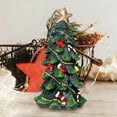 thumbnail image 4 of Christmas Unique Ornament Slim Christmas Tree Ornament Festive Of Resin Christmas Tree 5in Elegant Table Decoration For Christmas Celebrations, 4 of 6