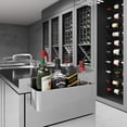 thumbnail image 5 of AmGood 15 in. Single Tier Stainless Steel Speed Rail Rack for Commercial Bars, NSF, 5 of 7