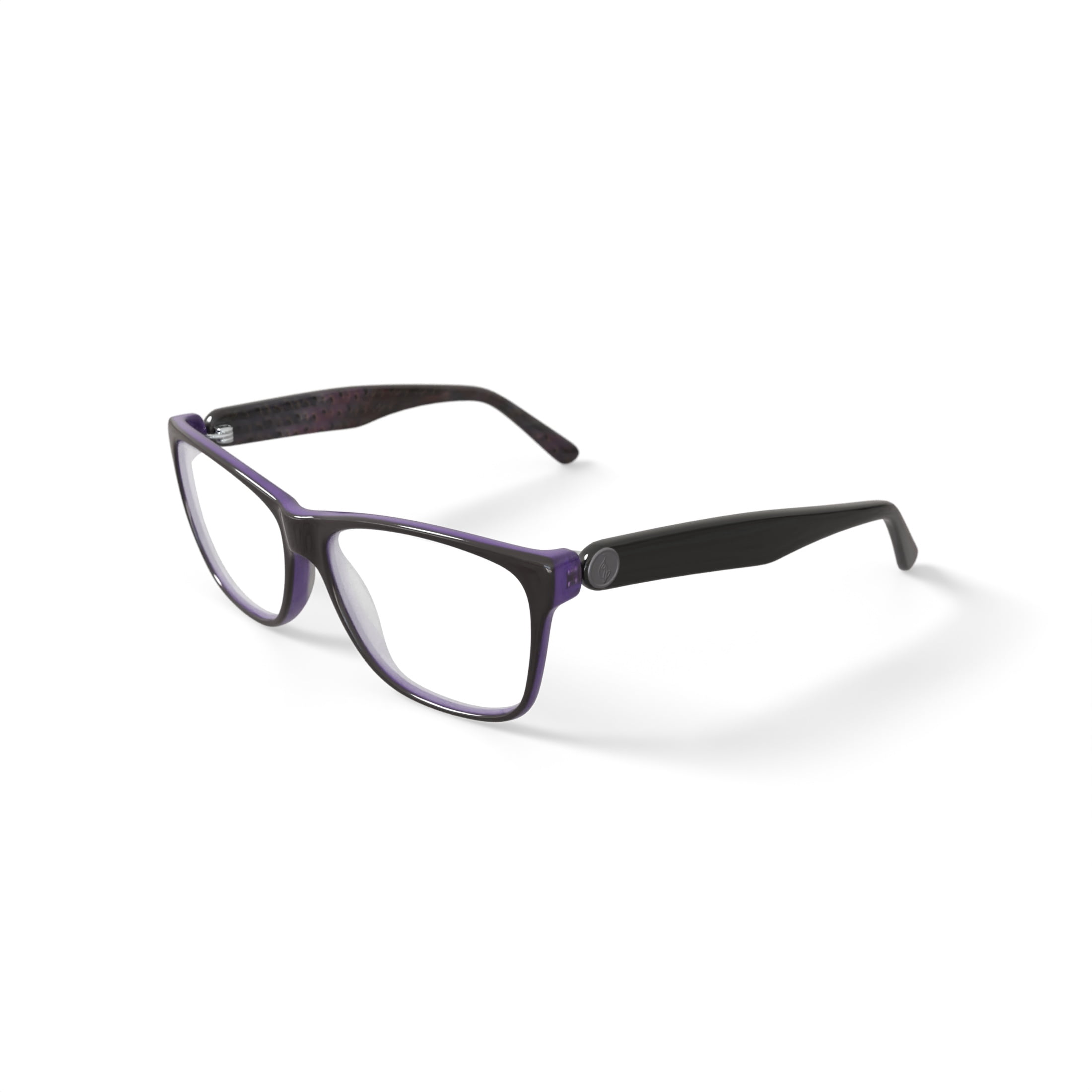 Baby Phat Women's BV244 Square Prescription Eyeglasses with Case, Red/Purple