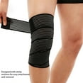 thumbnail image 2 of Justharion Elastic Bandage Sports Training Fitness Knee Support Wraps First Aid Wrapping Strap Brace Beginner Professional Sticky 150cm, 2 of 6