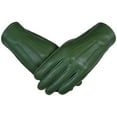 thumbnail image 5 of Genuine Leather Unlined Full Finger Dress Gloves For Men, 5 of 6