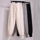 thumbnail image 5 of Pantalones Harem de cintura alta a la moda de otoño para mujer, pantalones de punto gruesos adelgazantes de estilo informal para ir al trabajo, pantalones de punto para mujer, 5 of 6