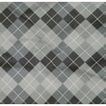 thumbnail image 4 of oneOone Cotton Poplin Twill Gray Fabric Argyle Check Sewing Craft Projects Fabric Prints By Yard 56 Inches Wide, 4 of 4
