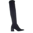 thumbnail image 4 of INC Womens Alvita Faux Suede Block Heel Knee-High Boots, 4 of 6