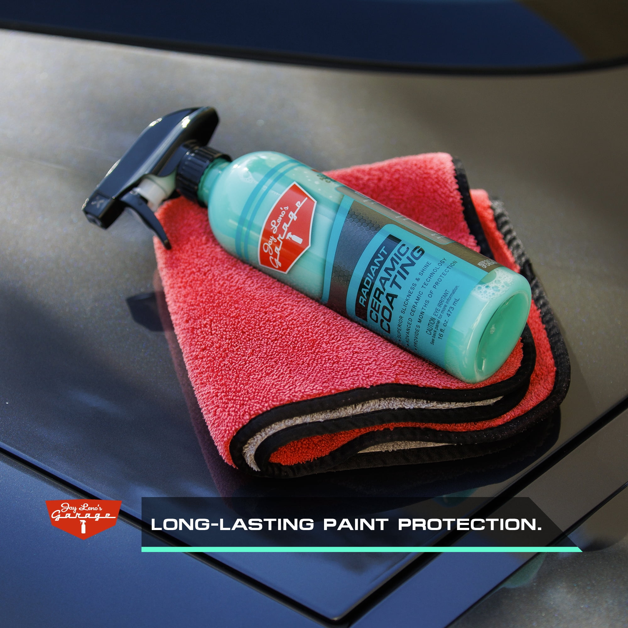 (2 pack) Jay Leno's Garage Radiant Ceramic Car Sealant (16 oz) - Coat, Seal & Protects Car Paint