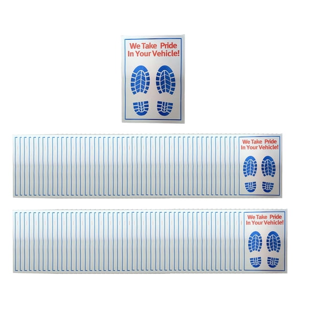 Alfombrillas desechables para coche perfecl 100 piezas papel protector