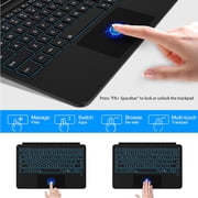 Magnetic Bluetooth Keyboard for Surface Pro 12 (2025) | Multi-Touch Trackpad