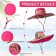 thumbnail image 3 of Sombrero de playa para mujer, flexible, reversible, grande, de ala ancha, con protección solar, UPF 50+, 3 of 5