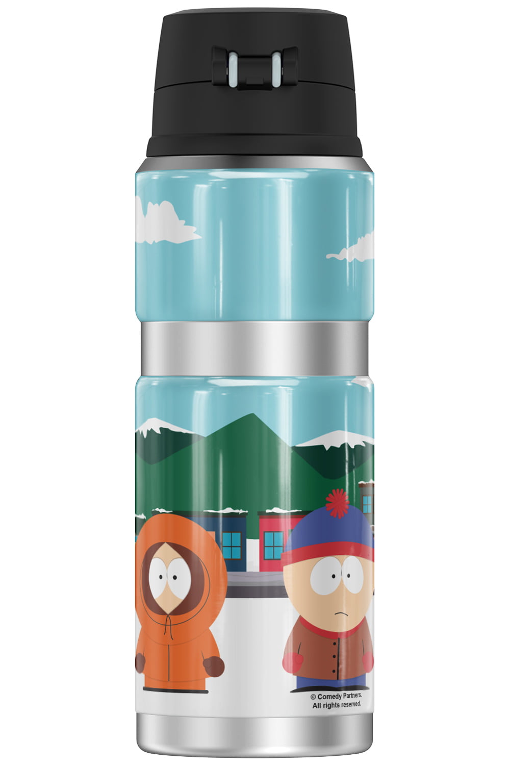 South Park Essential Workers 20 oz Screw Top Water Bottle with Straw –  South Park Shop