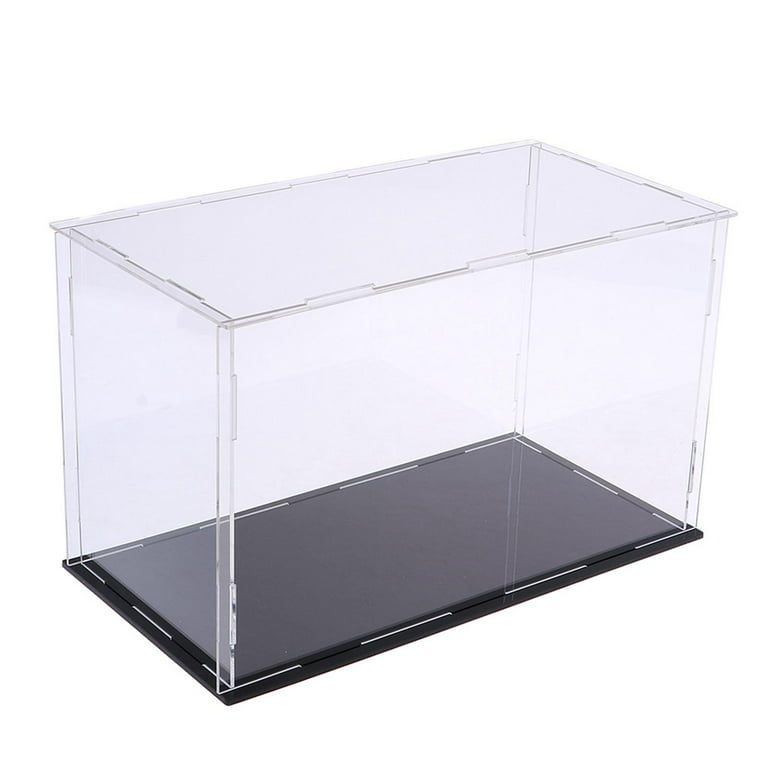 1 Pack 5 Tier Acrylic Wooden Display Stand, Clear Acrylic Display