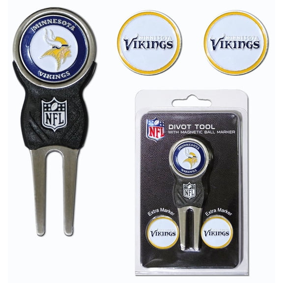 Team Golf Minnesota Vikings Divot Tool and Marker Set