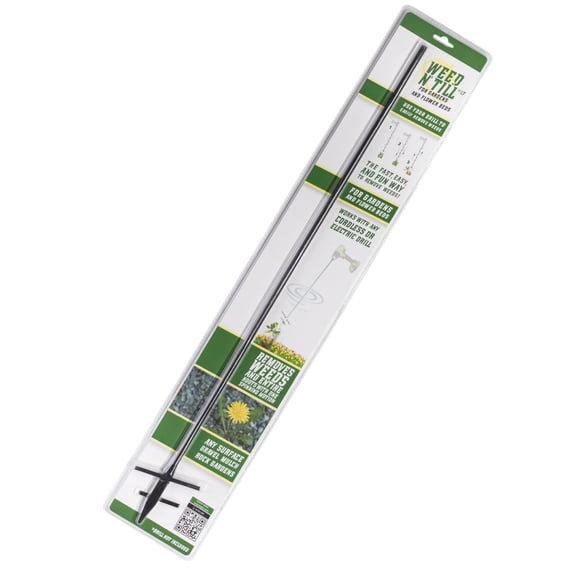 WEED 'N TILL Modèle LT Outil de Désherbage et de Travail du Sol à Perceuse pour Jardins et Plates-Bandes
