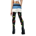 thumbnail image 4 of Joau Ugly Christmas Leggings for Women, High Waisted Tummy Control Buttery Soft Workout Athletic Yoga Leggings Festive Holiday Themed Comfy Tights Pants, 4 of 5