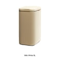 thumbnail image 3 of tredstone Stainless Steel Trash Can Durable And Stylish Kitchen Essential Hanging Kitchen Garbage Can milky white 8L, 3 of 6