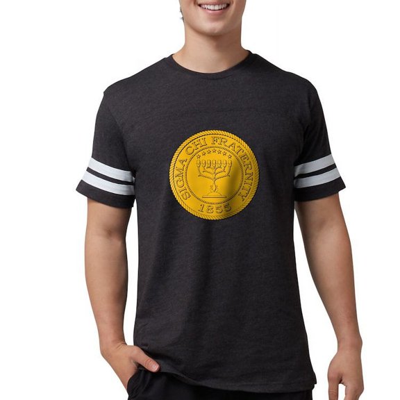 CafePress - Sigma Chi Grand Seal Color T Shirt - Mens Football Shirt