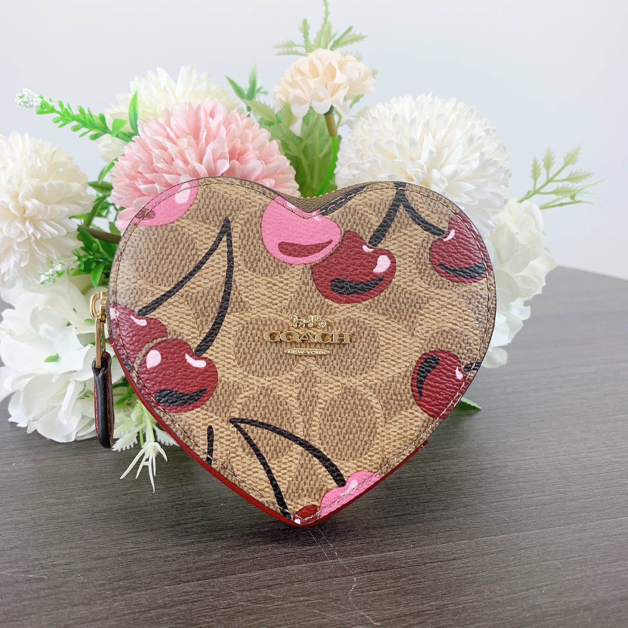 Burberry Dark Birch Brown Kelbrook Zip Coin Purse - Walmart.com