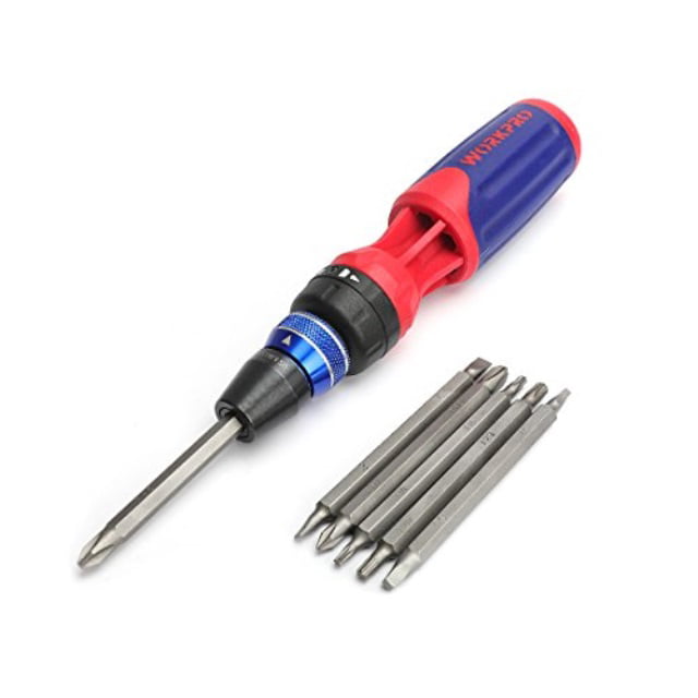 12 in 1 Precision Folding Ratchet Screwdriver Hand Tool Screws Batch Repair Kit 