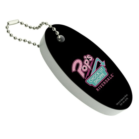 Riverdale Pops Chock'lit Shoppe Floating Keychain Oval Foam Fishing Boat Buoy Key Float