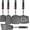 Mixed 5 Pack, variant on XIMEI Silicone Pancake Spatula Turner Set of 2, 600°F Heat Resistant for Nonstick Cookware, Large Kitchen Utensils BPA Free, for Egg/Pancake/Fish/Burger