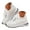 White, variant on IUJSOY Walking Shoes Women Breathable Knit Mesh Tennis Shoes Lace up Fashion Sock Sneakers