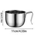 thumbnail image 2 of Stainless Steel Strainer Kitchen Drain Filter Mesh for Food Scraps Vegetable Washing & Dish Rinsing Clog Proof Protector, 2 of 7