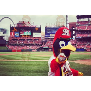 SGA St Louis Cardinals Baseball FRED BIRD Bag Tag Uganda
