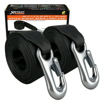 XSTRAP 2 pk 2" x 20' Boat Winch Strap with Hook