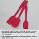 thumbnail image 5 of Juego de Espátulas de Silicona Unique Bargains Rojo 3uds, 5 of 7