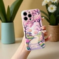 thumbnail image 2 of SKLYDDI Multicolor Peaceful Garden for iPhone 12 Mini Case - Cherry Blossom Design, TPU Flexible Cover, Aesthetic Cute, 2 of 7