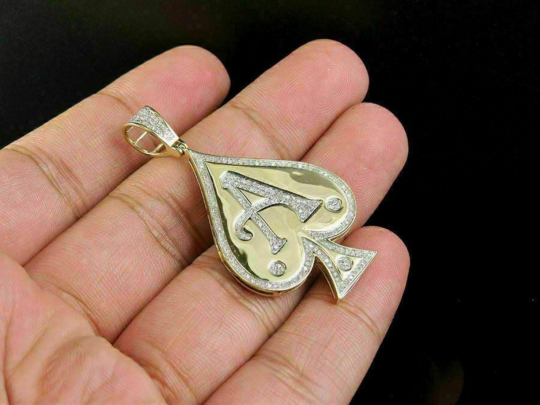 Ace Of Spades Poker Player Men's Necklace In Stainless Steel Lucky Pendant  Gift For Him - Necklace - AliExpress