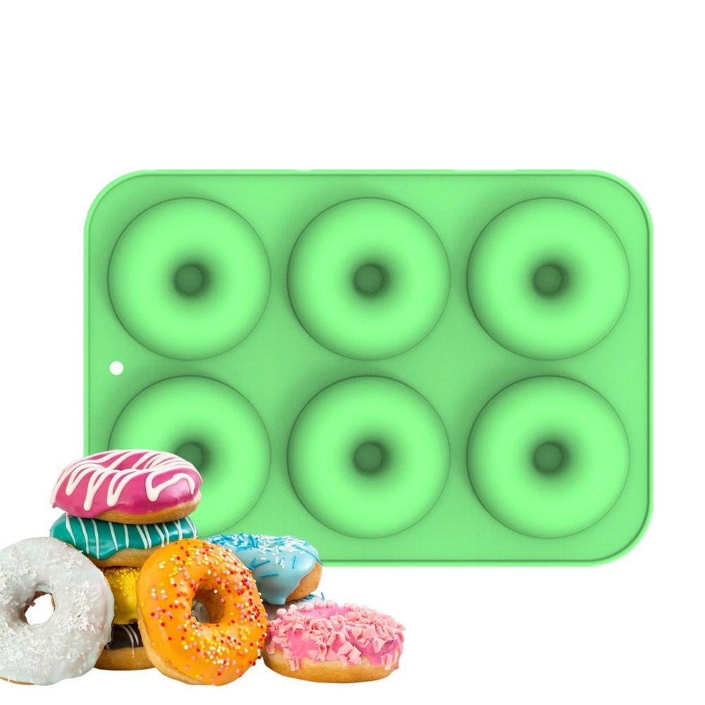 Tohuu Silicone Doughnut Pan Nonstick Donut Pan for Baking Cavity Donut