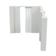 thumbnail image 3 of EverBlock 8’ x 10’ x 7’ L-Shaped Wall Kit with Accordion Door | 3’ x 7’ Doorway | Modular Building Blocks | Wall Display | Room Divider & Partition | Easy to Connect & Reuse | Indoor & Outdoor Use, 3 of 7