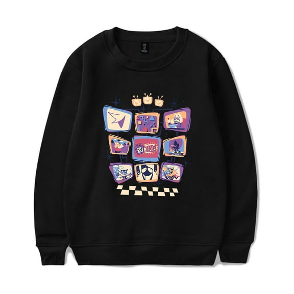 Deltarune TV Time Crewneck Sweatshirt Merch Casual Sweatshirt Unisex Clothing