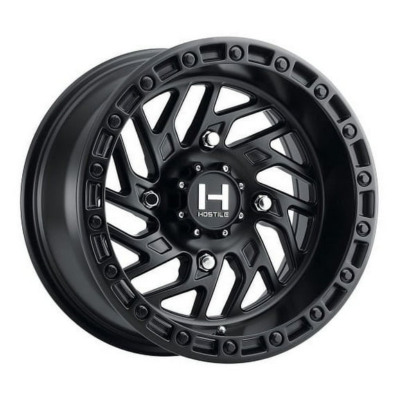 15x8 Hostile UTV H116 Jigsaw Asphalt (Satin Black) Wheel 4x156 (0mm)