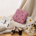 thumbnail image 2 of Bolsa de almacenamiento de toallas sanitarias, bolsa de cuero PU con forma de rombo, impermeable, bolsa de almacenamiento portátil, bolsa para tía, monedero de mano, bolsa pequeña, 2 of 5