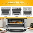 thumbnail image 6 of Air Fryer Tray Replacement for Cuisinart TOA-60 TOA-65 TOA-70 Toaster Air Fryer Convection Oven, 12.2*11'' Mesh Air Fryer Stainless Steel Basket Wire Rack Accessories Parts, Dishwasher Safe, 6 of 7