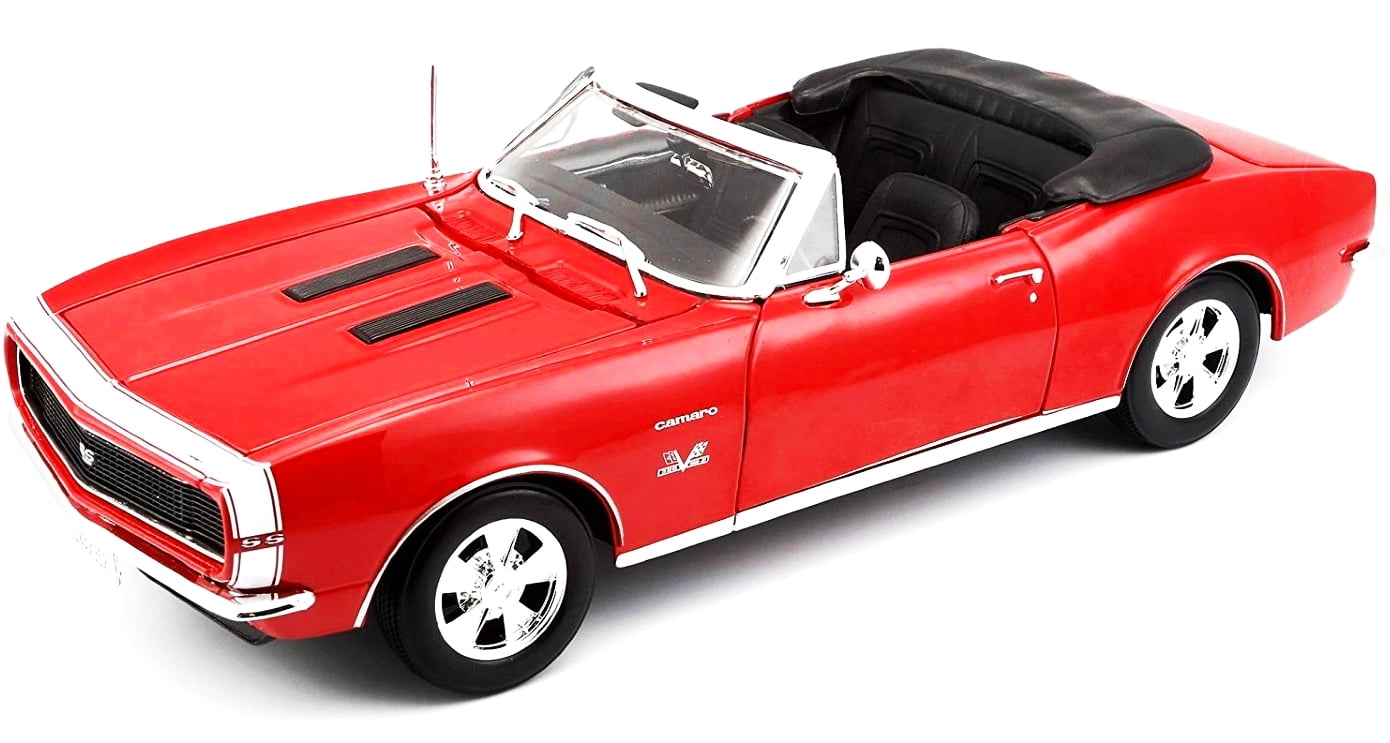 1967 CAMARO SS 396 RED CONVERTIBLE DIECAST SCALE 1:18 SPECIAL EDITION BY MAISTO 