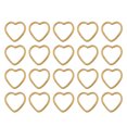 thumbnail image 2 of 20 Piezas de aleación de Corazón Forma Resultados Encantos para la Joyería Haciendo Artesanía de oro Sunnimix, 2 of 8