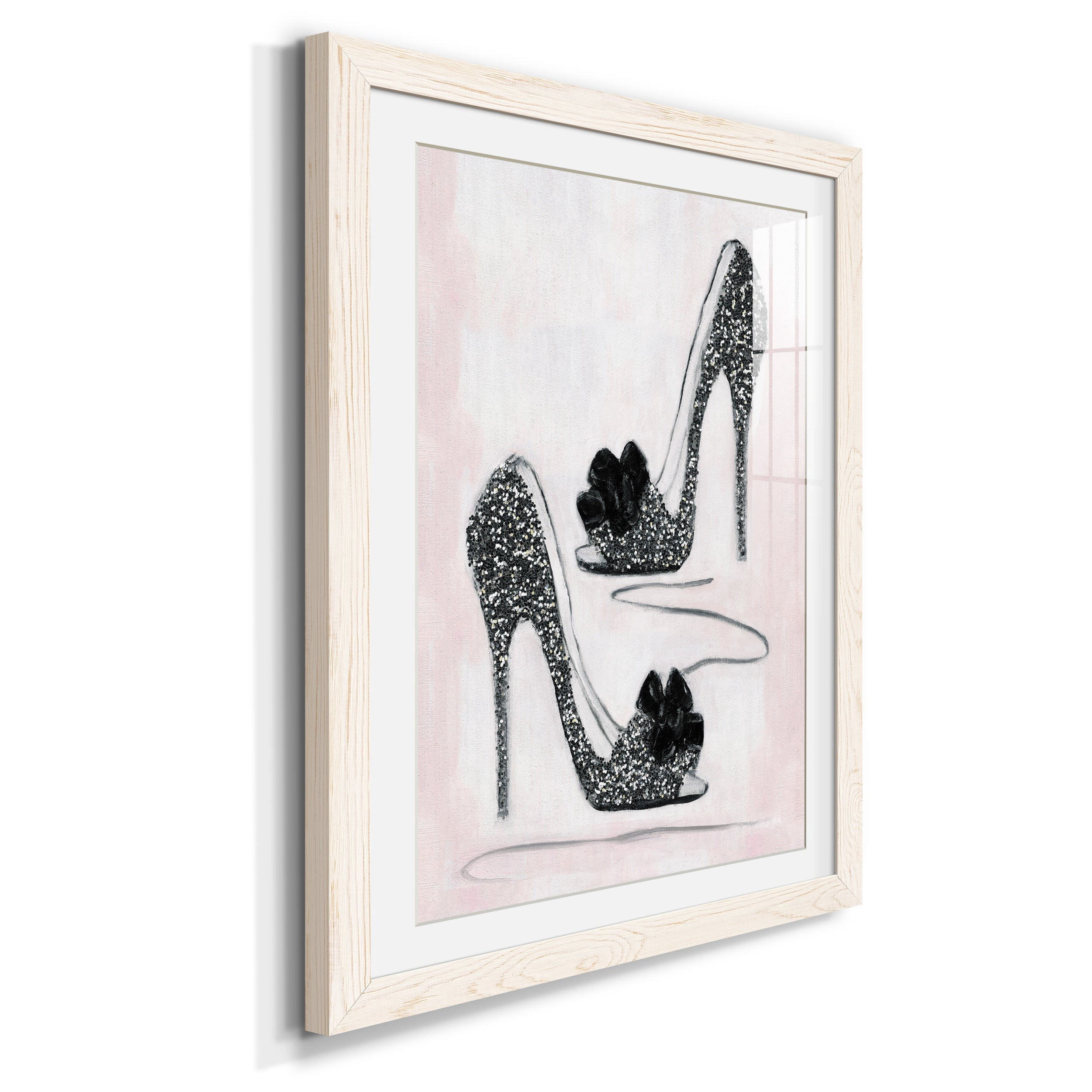 Shoes That Dazzle I - Premium Framed Print - Distressed Barnwood Frame - Ready to Hang